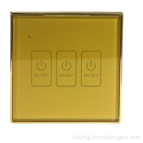 Smart Home Light Switches,Touch Panel, Mobile Phone or Tablet Wireless Control or Remote Control